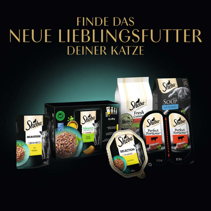 Sheba Katzen-Nassfutter Sauce Collection Kalbsfleisch in heller Sauce